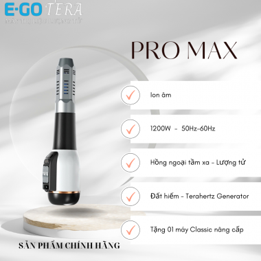 MÁY TRỊ LIỆU LƯỢNG TỬ E-GO TERA - DÒNG PRO MAX