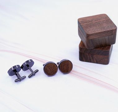 BỘ MĂNG-SÉC GỖ (CUFFLINK) - ND01