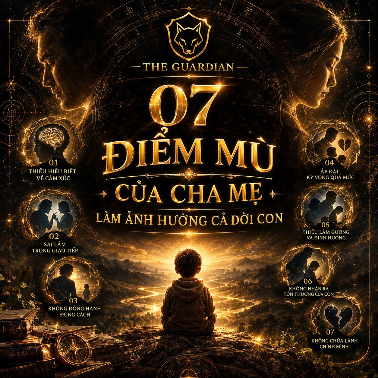 7 ĐIỂM MÙ CỦA CHA MẸ LÀM ẢNH HƯỞNG CẢ ĐỜI CON