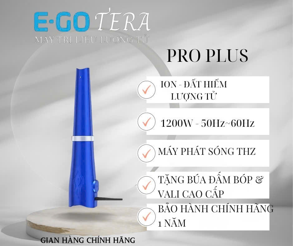 MÁY TRỊ LIỆU LƯỢNG TỬ  E-GO TERA - DÒNG PRO PLUS