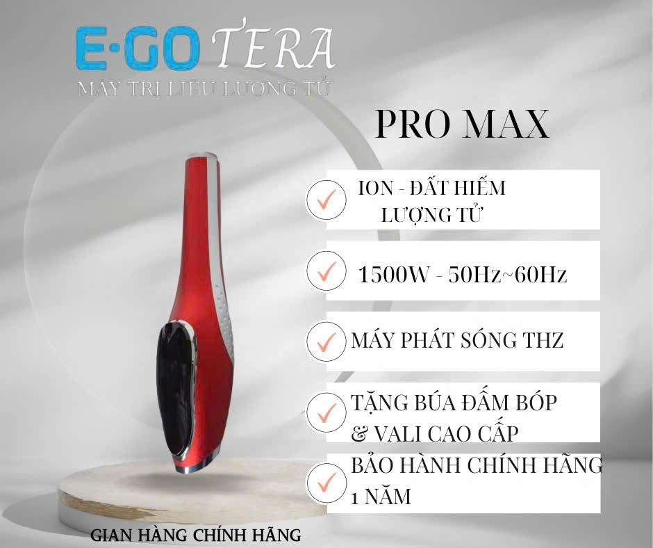 MÁY TRỊ LIỆU LƯỢNG TỬ E-GO TERA - DÒNG PRO MAX